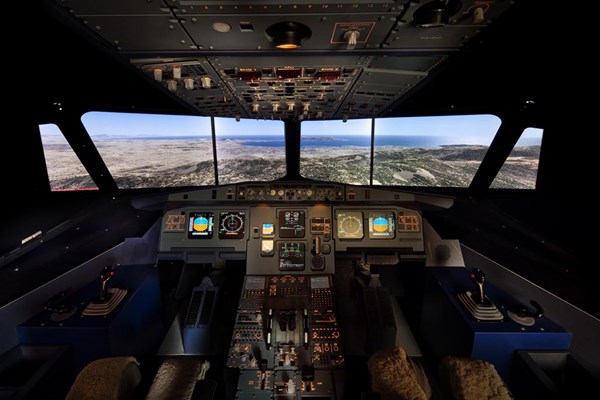 Letecký simulátor Airbus A320 (nepohyblivý)