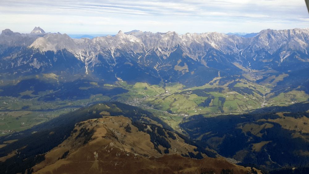 Vyhlídkový let letadlem do Alp