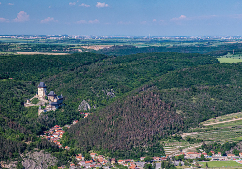 Vyhlídkový let Karlštejn