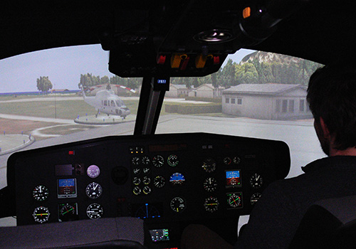 Simulátor vrtulníku A355
