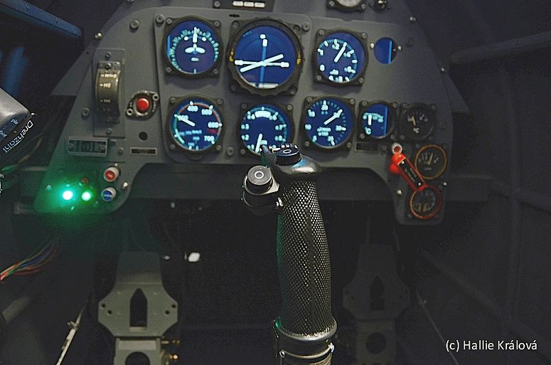 Simulátor stíhacího letadla Messesrchmitt