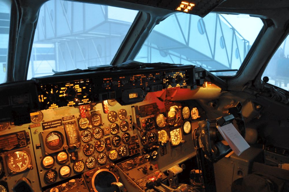 Simulator dopravniho letadla DC-9