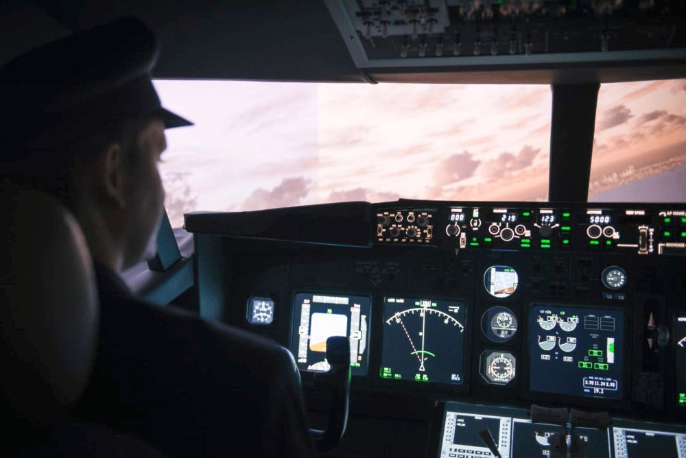 Simulátor letadla Boeing 737