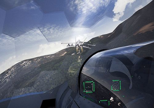 SImulátor stíhačky F/A-18 Hornet
