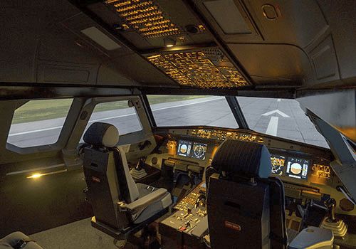 Kokpit A320 Simulátor Praha Fantastická cena