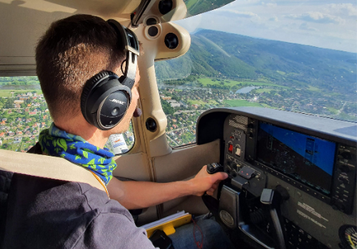 Pilotem letadla na zkoušku