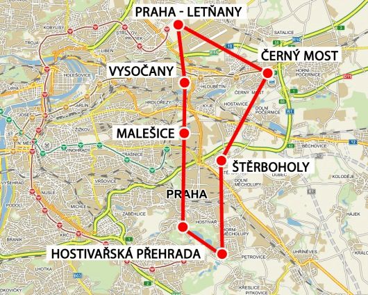 Vyhlídkový let vrtulníkem nad Prahou