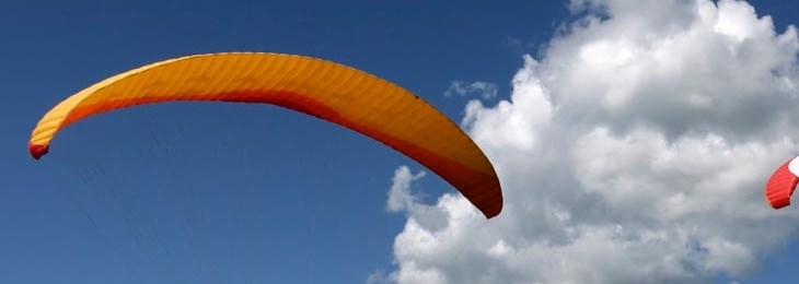 Vyhlídkový paraglidingový tandemový let