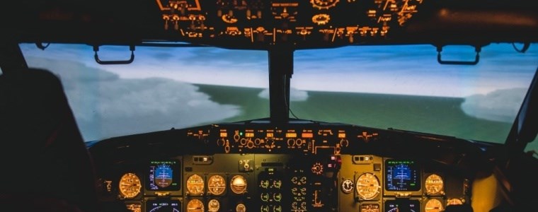 Pohyblivý simulátor Boeing 737 na Ruzyni