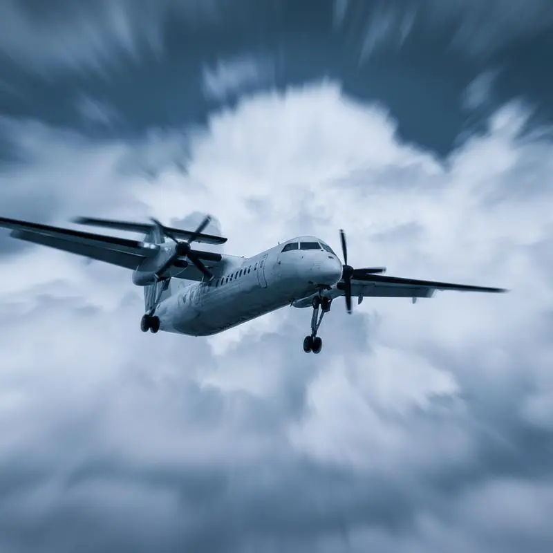 Simulátor dopravního letadla ATR na Ruzyni