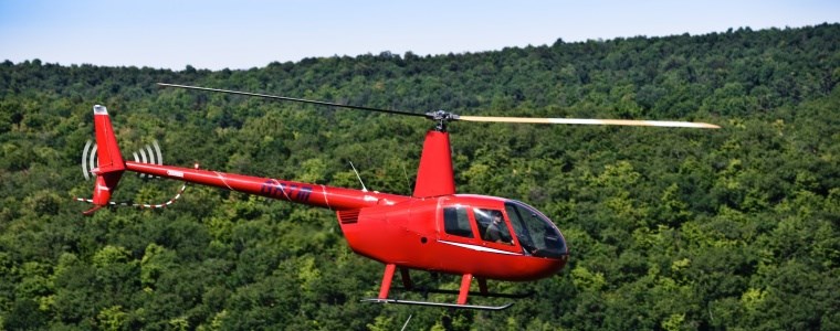 Let vrtulníkem nad Brněnskou přehradou