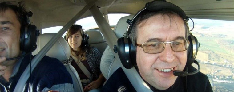 Pilotování letadla na Ruzyň