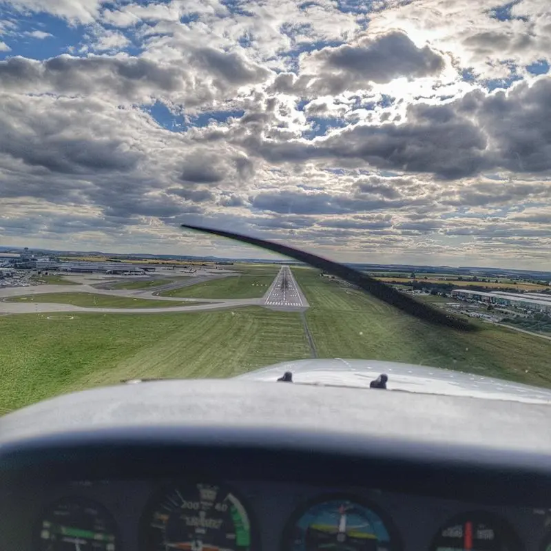 Pilotování letadla na Ruzyň