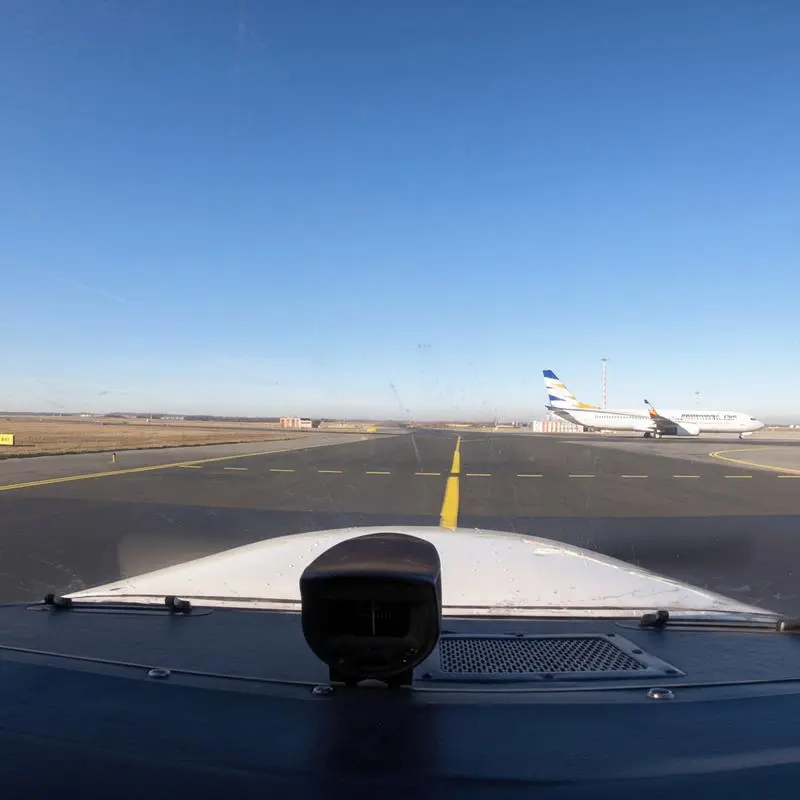 Pilotování letadla na Ruzyň