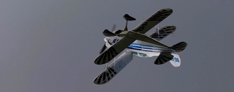 Akrobatický let letadlem Příbram