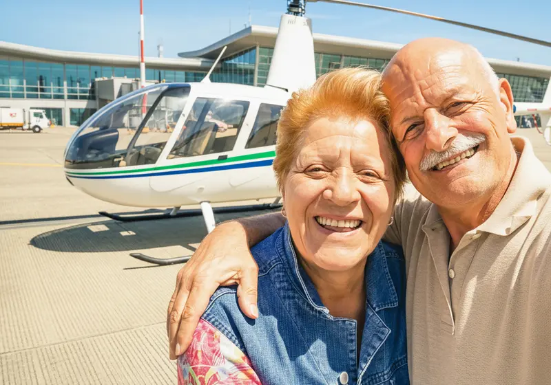 Vyhlídkový let vrtulníkem 30 minut pro 3 osoby Brno