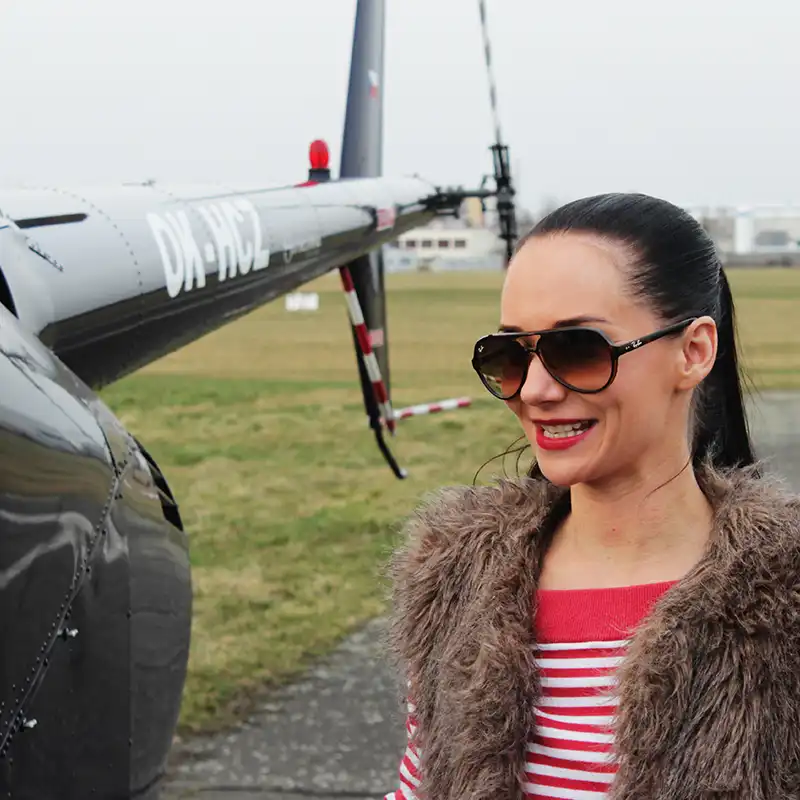 Pilotem vrtulníku na zkoušku pro 3 osoby Hradec Králové