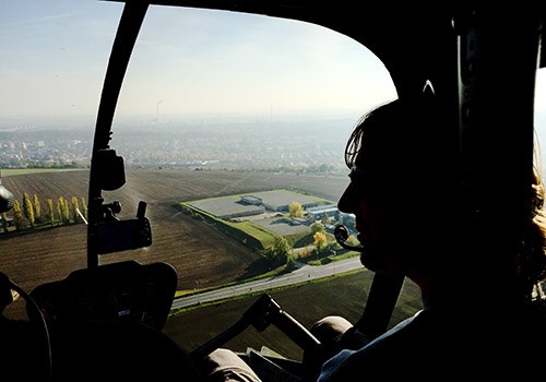 Pilotem vrtulníku na zkoušku pro 3 osoby Hradec Králové