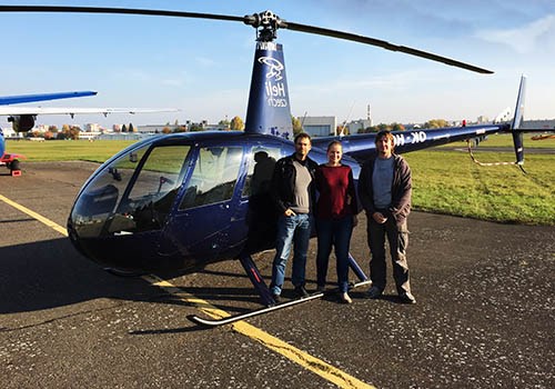 Pilotem vrtulníku na zkoušku z Brna pro 3 osoby