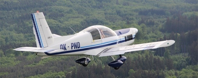 Akrobatický let letadlem Brno