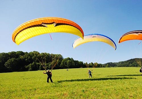 Tandemový paragliding Beskydy