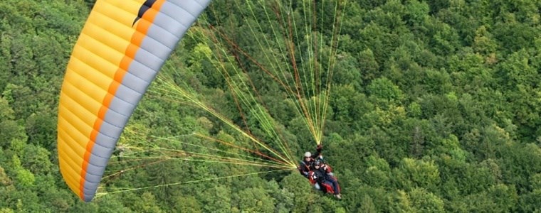Termický tandemový paragliding Beskydy