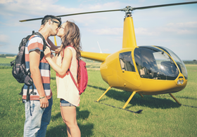 Romantický let vrtulníkem z Hradce Králové