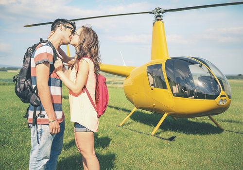 Romantický let vrtulníkem z Hradce Králové