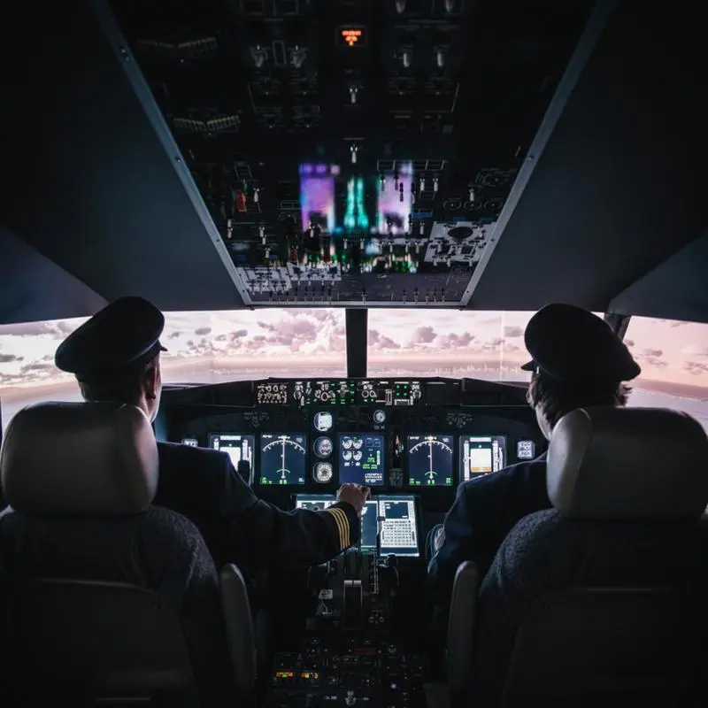 Simulátor dopravního letadla Boeing B737