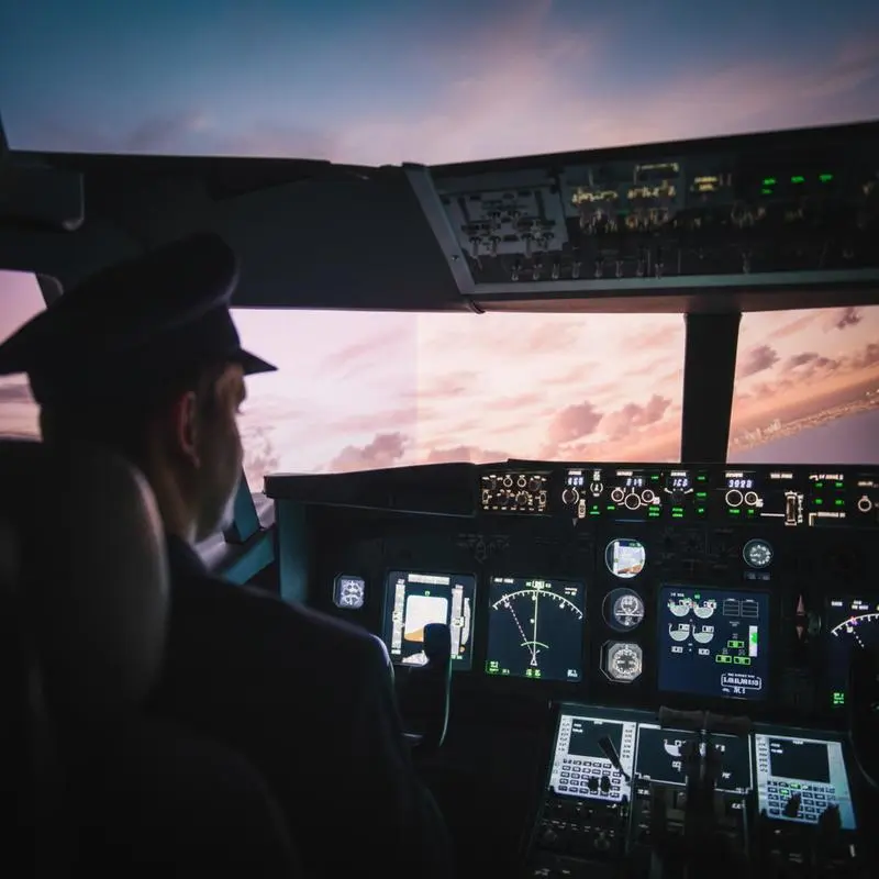 Simulátor dopravního letadla Boeing B737