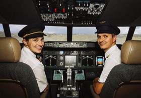 Simulátor dopravního letadla Boeing B737