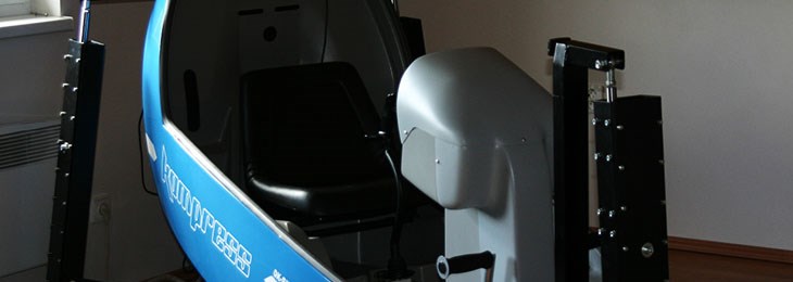Pohyblivý simulátor vrtulníku CH7 Kompress Praha