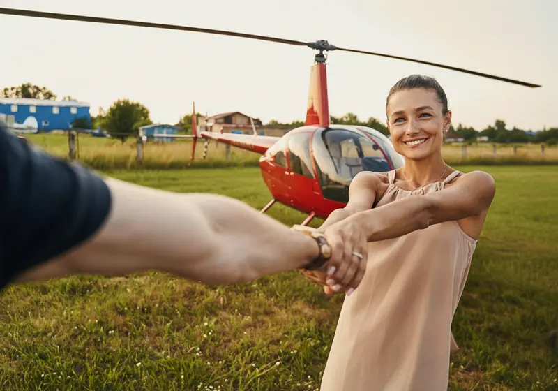 Romantický let vrtulníkem Mladá Boleslav