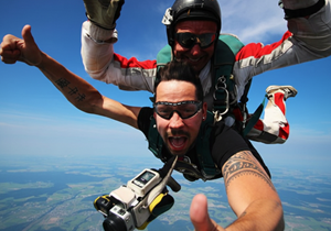 Tandemový seskok Jindřichův Hradec