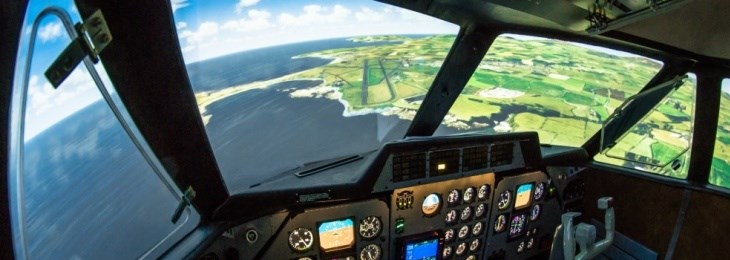 Let v simulátoru dopravního letadla L - 410 Ostrava