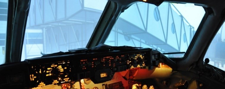 Let v reálném simulátoru McDonnell Douglas DC-9 Liberec
