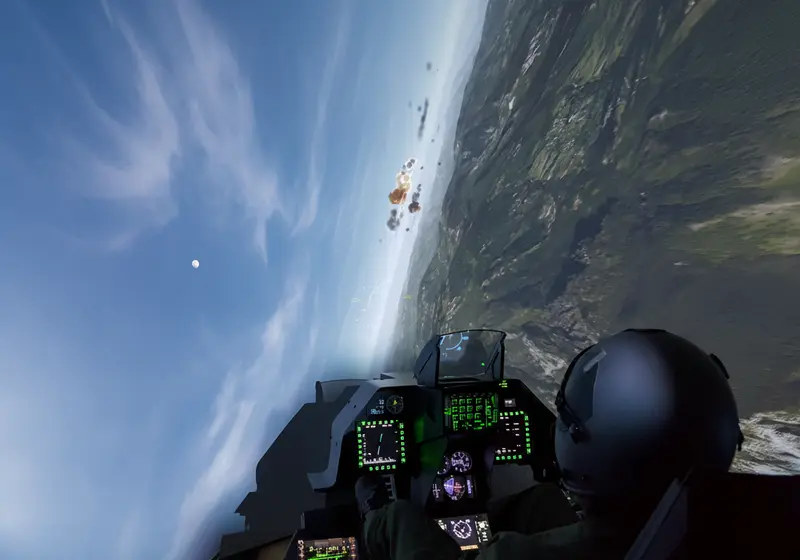 Simulátor stíhačky F-16 Brno