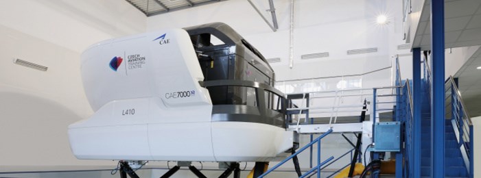 Pohyblivý simulátor L-410 na Ruzyni