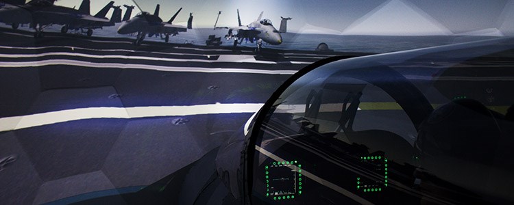 Simulátor stíhačky F/A-18 Hornet Brno