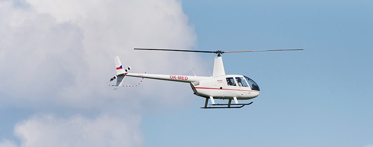 Vyhlídkový let vrtulníkem pro 3 osoby Plzeň