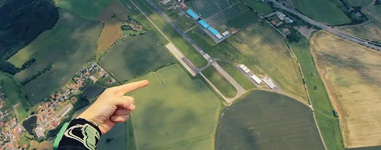 Tandemový seskok padákem Ostrava - Zábřeh