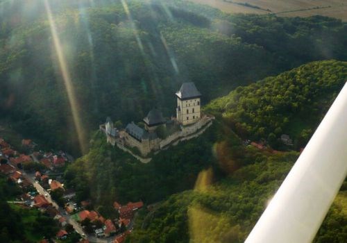 Vyhlídkový let Karlštejn z Kladna