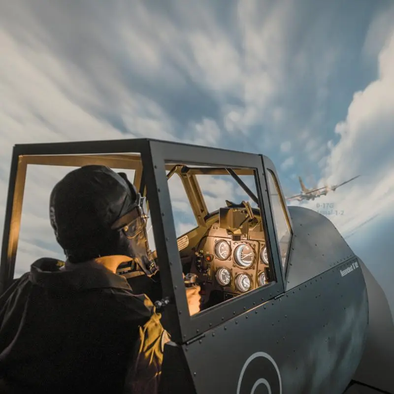 Simulátor stíhačky Messerschmitt Bf 109 Brno