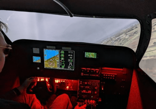 Letecký simulátor letadla Piper Roudnice