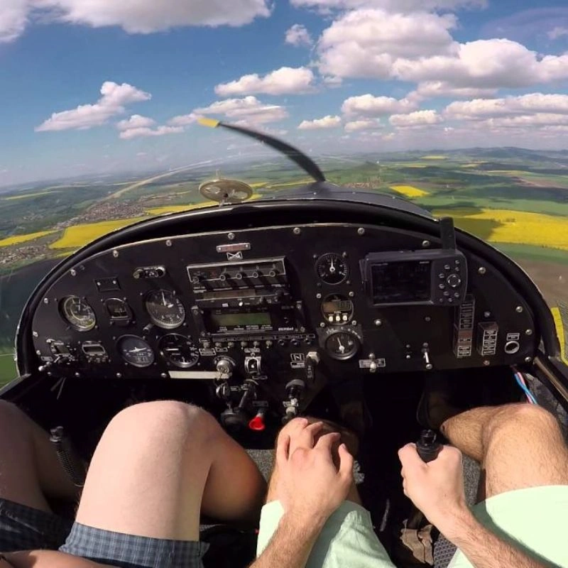 Pilotem UL letadla na zkoušku Kolín