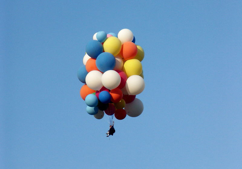 Let na balóncích