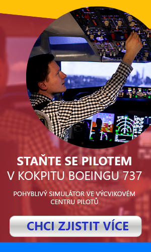 Pohyblivý simulátor Boeing 737 na Ruzyni